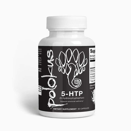 polokus 5-htp supplement bottle 60 capsules